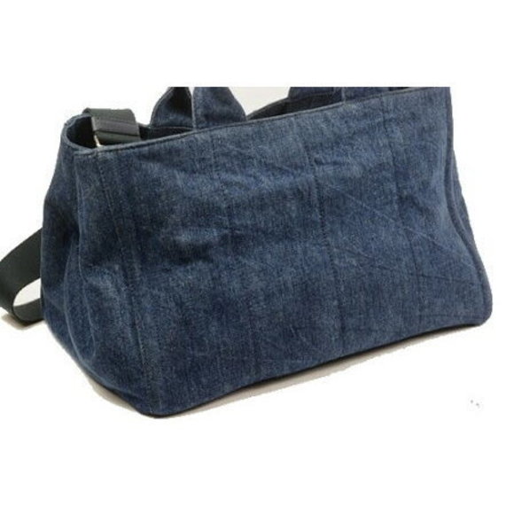 Prada Canapa Jeweled Tote Bag - Picture 3 of 7